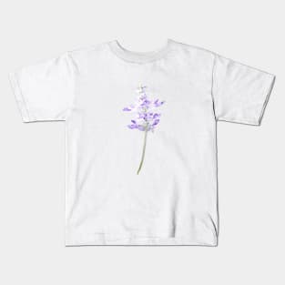 one purple fernleaf lavender watercolor Kids T-Shirt